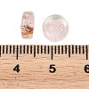 Luminous Handmade Foil Glass Beads LAMP-P020-01A-04-4