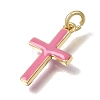 Brass Enamel Pendants KK-CBAEEA8-10D-G-2