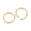 Brass Twister Clasp KK-Z146-04G-03-2
