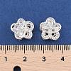 Rack Plating Brass Micro Pave Cubic Zirconia Beads KK-F879-12S-3