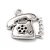 Tibetan Style Alloy Telephone Charms X-FIND-Z003-01AS-1