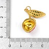 Brass Enamel Pendants KK-K405-01B-G-3