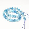 Dyed Round Natural Crackle Quartz Beads Strands G-K084-6mm-03A-5