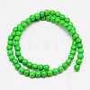 Synthetic Turquoise Beads Strands X-TURQ-G106-4mm-02B-2