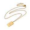 Golden 202 Stainless Steel Constellation Pendants Necklaces NJEW-K380-02G-12-2