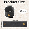 12Pcs PU Leather Napkin Rings AJEW-CL0005-81C-2