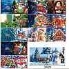 Christmas DIY Diamond Painting Greeting Card Kits PW-WGAFD54-01-5