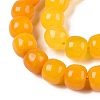 Dyed Natural White Jade Beads Strands G-T138-S19-3