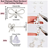 20Pcs Brass Stud Earring Findings KK-SC0008-01P-2