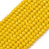 Opaque Glass Beads Strands GLAA-G125-01C-03-1