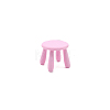 Plastic Round Stool Miniature Ornaments PW-WG2912C-03-1