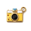 304 Stainless Steel Enamel Pendants STAS-G386-03G-02-1