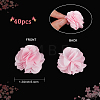 40Pcs Polyester Fabric Flowers FIND-CP0001-07B-2