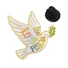 Love & Peace Dove Enamel Brooches AL-I001-01G-01-3