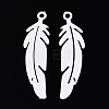 Spray Painted 430 Stainless Steel Pendants STAS-N121-06A-1