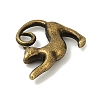 Tibetan Style Alloy Kitten Pendants TIBEP-A22092-AB-FF-2