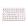 Brass & Natural Pearl Stud Earrings PEAR-N020-WX03-4