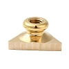 Golden Plated Triangle Shaped Wax Seal Brass Stamp Head STAM-K001-04G-03-3