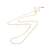 925 Sterling Silver Chain Necklace NJEW-A011-02G-1
