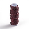 Waxed Polyester Cord YC-WH0007-03B-36-2
