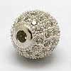 Round 925 Sterling Silver Beads STER-O021-01S-6mm-2