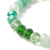 Gradient Color Faceted Glass Beaded Kids Bracelets BJEW-JB09173-6