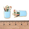 Alloy with Enamel Pendants AL-CBAE84A-02D-01-3