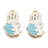 Eco-Friendly Zinc Alloy Pendants FIND-N048-58B-NR-1