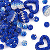 58Pcs Handmade Polymer Clay Rhinestone Beads CLAY-BT0001-08-2