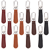 12Pcs PU Leather Zipper Pull Tabs FIND-CY0002-33B-1