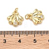 Brass Micro Pave Cubic Zirconia Pendants KK-A291-11F-G-3