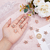 SUPERFINDINGS 12Pcs Star Brooch Pin JEWB-FH0001-43-4