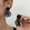 Alloy Stud Dangle Earrings WG62864-01-3