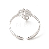 Non-Tarnish 304 Stainless Steel Cuff Rings RJEW-E063-34P-3