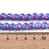 Baking Paint Glass Beads Strands X-DGLA-N008-8mm-02-4