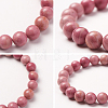 SUNNYCLUE Natural Rhodochrosite Round Beads Stretch Bracelets BJEW-PH0001-10mm-13-4