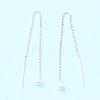 925 Sterling Silver Ear Thread STER-P047-09S-3