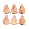 Two Tone Opaque Acrylic Imitation Gemstone Beads OACR-T033-11A-1