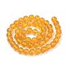 Synthetic Citrine Beads Strands G-S150-14-10mm-3