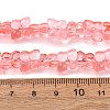 Transparent Glass Beads Strands GL-CBAAE04-01H-2