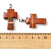 Natural Red Jasper Pendants GG-K002-11F-3