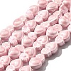 Handmade Porcelain Beads Strands PORC-I028-01K-1