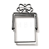 Alloy Open Back Bezel Pendants PALLOY-I223-10B-1