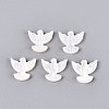 Natural White Shell Carved Pendants SHEL-Q028-07-1