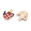 Alloy Enamel Pendants ENAM-T020-46-RS-2