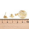 Brass Micro Pave Cubic Zirconia Pendant & Stud Earrings Sets for Women SJEW-F227-01G-G-3