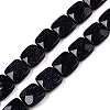 Synthetic Blue Goldstone Beads Strands G-T138-166-4