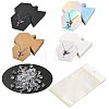 40Pcs Paper Jewelry Display Cards CDIS-FS0001-32A-2