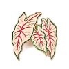 Caladium Leaf Enamel Pin AL-CBAA14E-02D-KCG-1