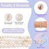 2 Strands AB Color Natural Freshwater Shell Beads Strands BSHE-TA0001-40-5
